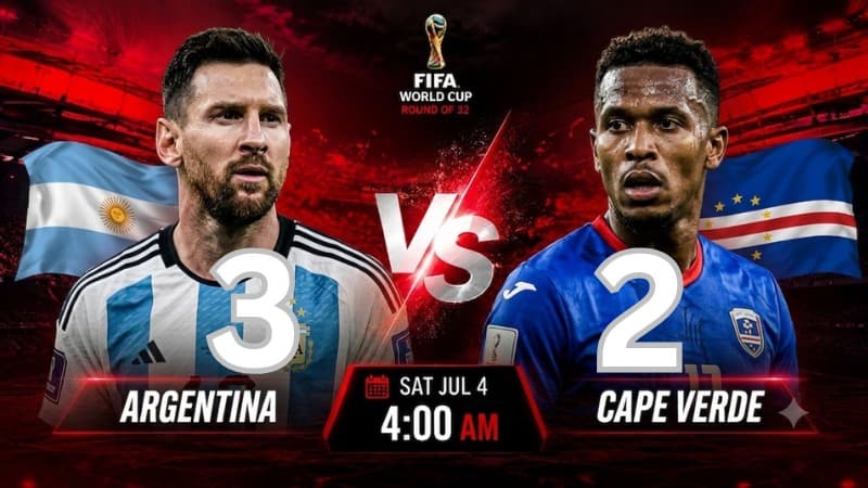 Argentina vs Cape Verde—World Cup: Live score and match stats