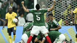 Mexico end knockout hoodoo, secure WC Last 16 spot with 2-0 win over Ecuador