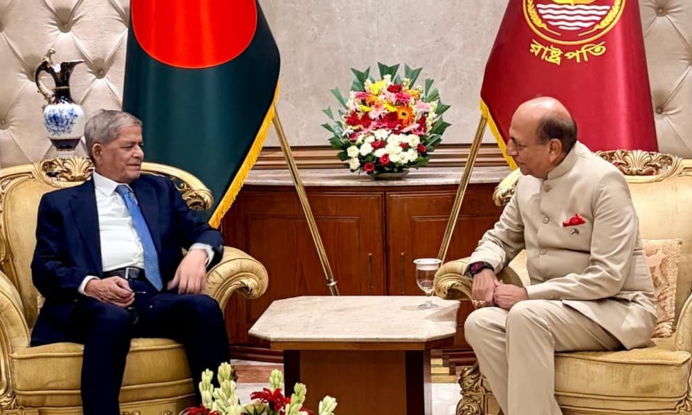 Indian High Commissioner meets President at Bangabhaban