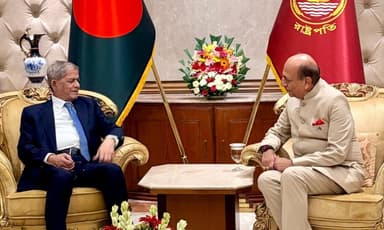 Indian High Commissioner meets President at Bangabhaban