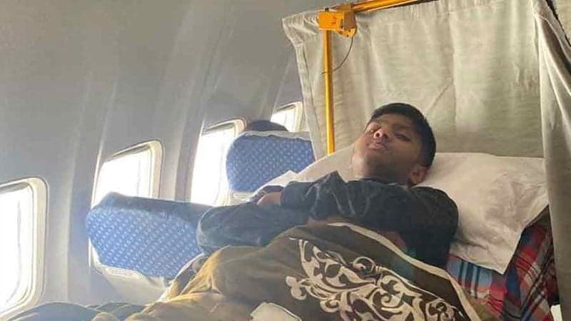 Biman provides free flight to Thailand for student injured in uprising