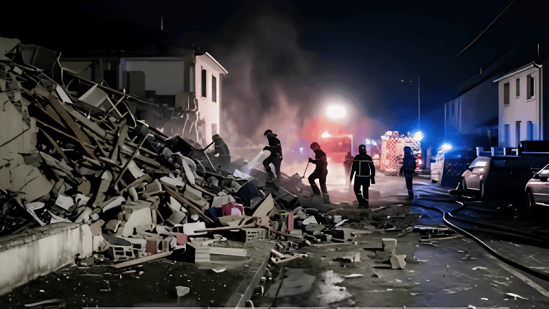 Bangladeshi child dies as building collapses in gas explosion in France, 7 injured