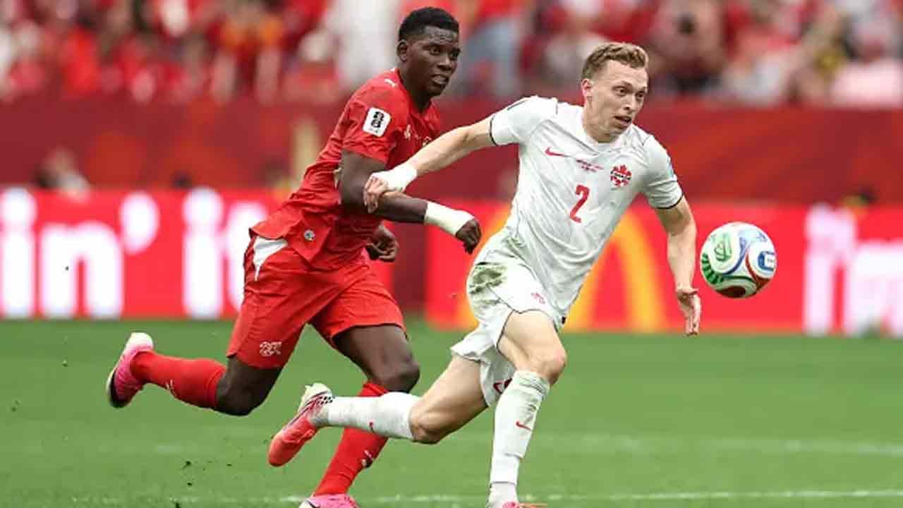 Goalless at half-time as Canada and Switzerland battle in tense encounter