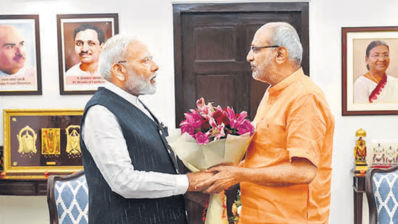 C.P. Radhakrishnan elected new Vice-President of India