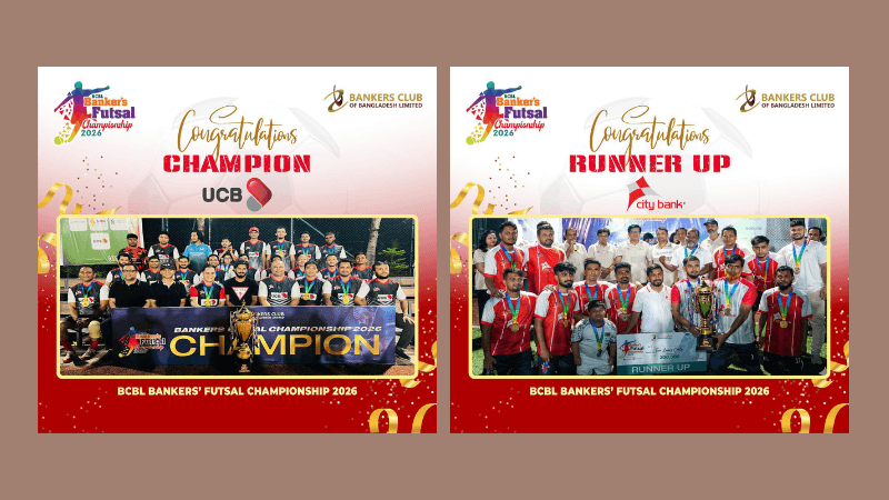 UCB emerge champions in Bankers Futsal Championship 2026
