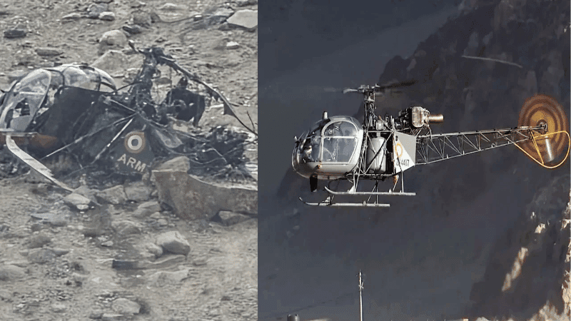 Indian army helicopter crashes in Ladakh, three officers survive by 'miracle'