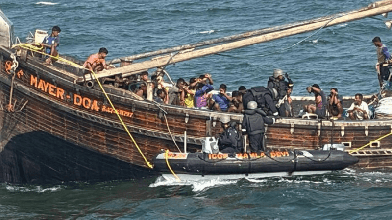 India coast guard detains 79 Bangladeshi fishermen