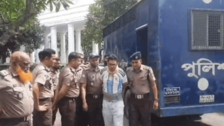Zunaid Ahmed Palak appears in tribunal wearing Argentine jersey