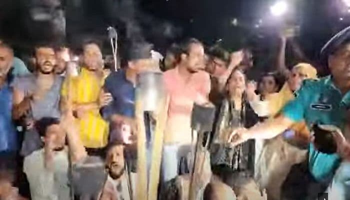 Gano Odhikar Parishad brings out torch procession against Adviser Sheikh Bashir