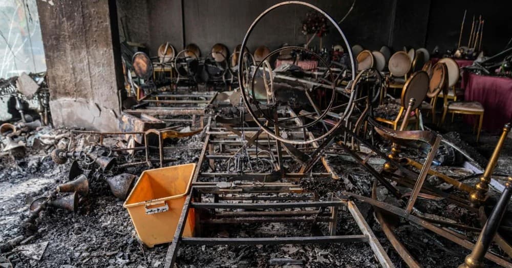 Deadly fire at wedding in DR Congo, 22 killed