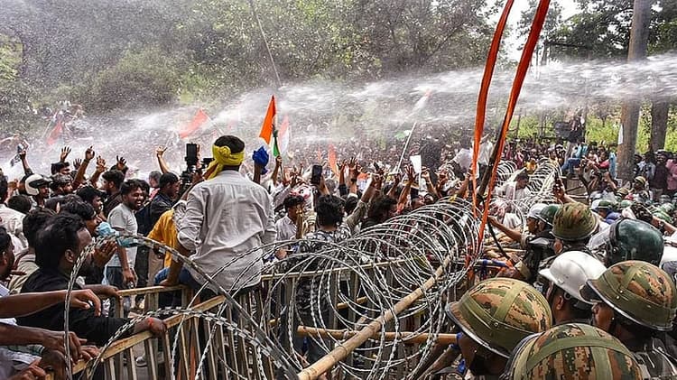 Police throw tear gas on students in Jharkhand, former exam chief arrested
