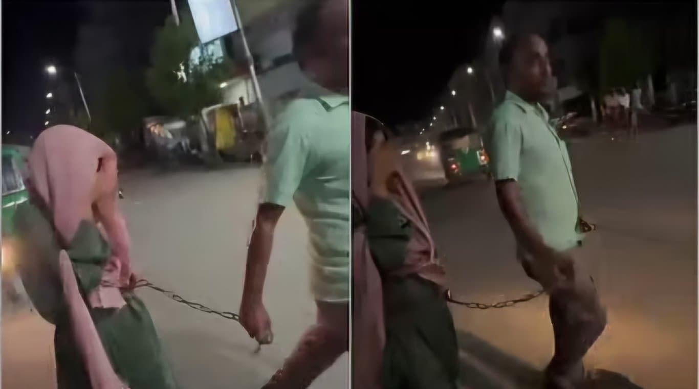 Video of chaining, dragging young woman goes viral in Sylhet, 3 arrested