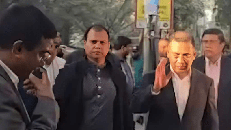 Tarique Rahman walks from home to party office