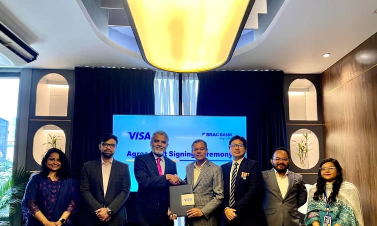 BRAC Bank Partners with Visa to launch visa direct for account for outward remittance