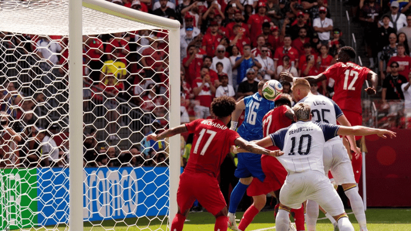 Bosnia stun hosts Canada with set-piece opener