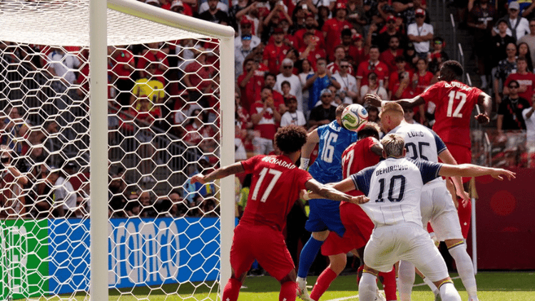 Bosnia stun hosts Canada with set-piece opener