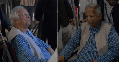 Dr Yunus faces expatriates anger at New York airport
