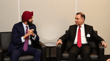 Meeting of President of World Bank Group Ajay Banga with PM