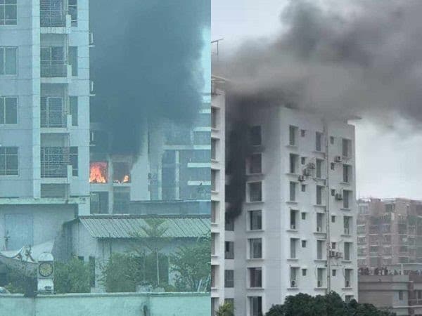 3 receive burns as Dhanmondi building catches fire