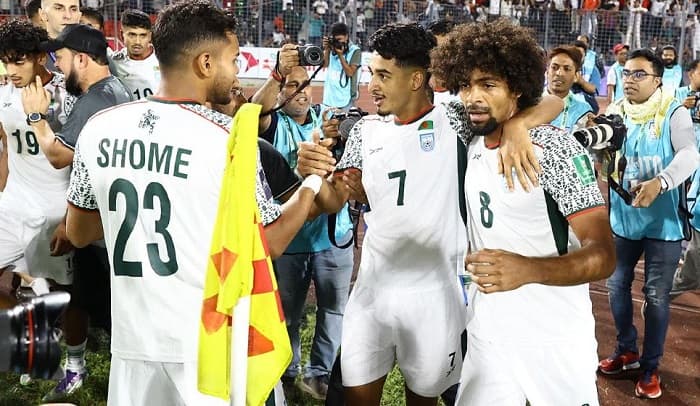 Bangladesh achieves highest FIFA ranking in 9 Years