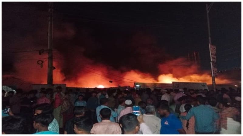 Over 200 shops gutted in Rupganj fire