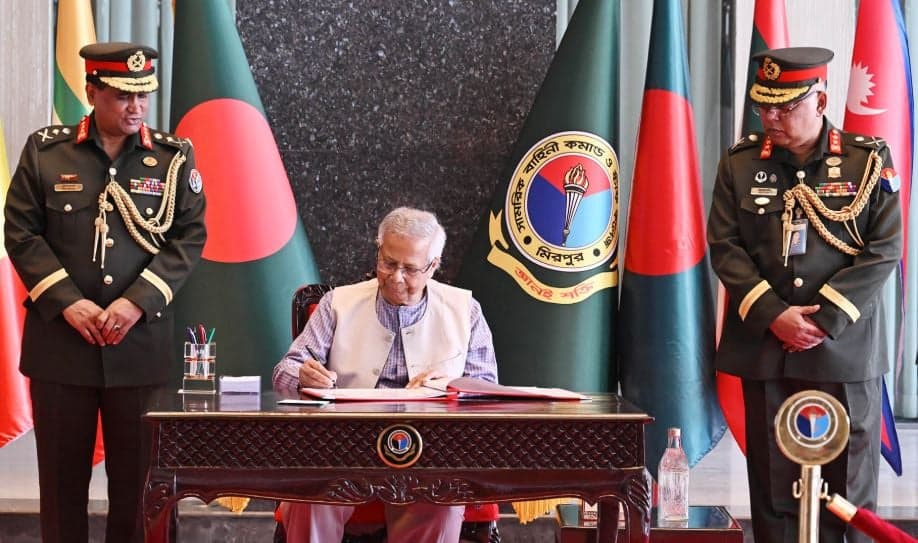 CA Yunus seeks support from police, armed forces