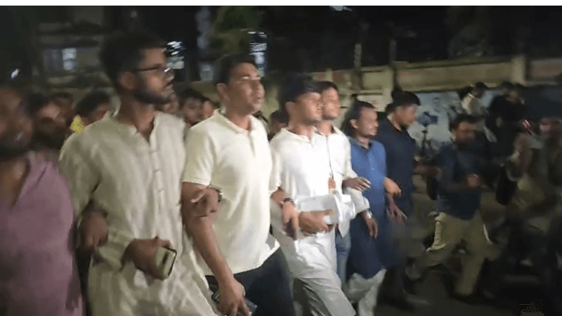 DUCSU Election: Chhatra Dal holds protest rally over alleged vote rigging