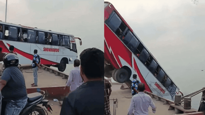 Many feared dead as bus plunges into river with over 50 passengers at Daulatdia