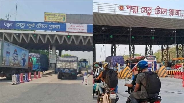 Eid rush pushses Padma, Jamuna bridges toll collection to Tk 63.8cr