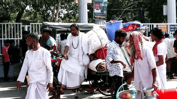 Device found at Lalon Akhra identified as ‘time bomb’, sadhus and devotees leave the dham