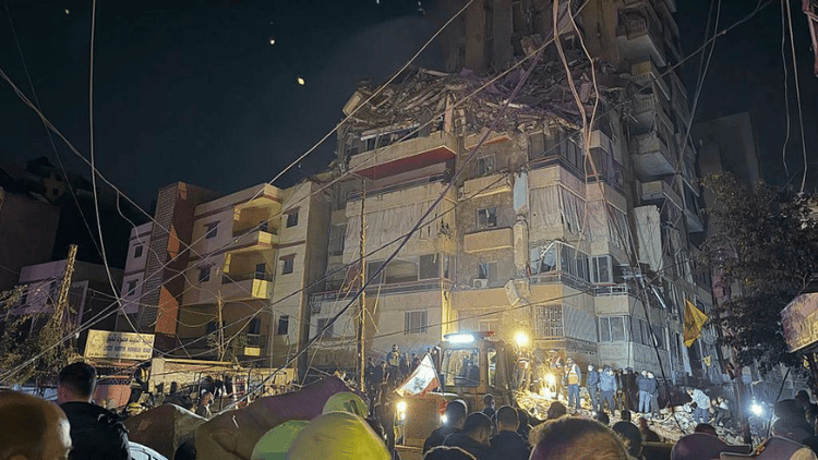 Israel strikes Beirut for the first time since ceasefire