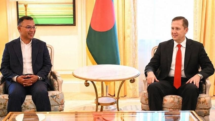 PM Tarique Rahman meets Trump's Special Envoy Sergio Gor at PMO