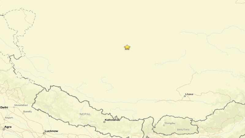 5.0-magnitude earthquake rattles Tibet amid flood fears