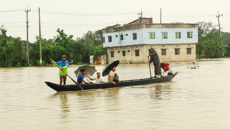 Rainfall eases in Chattogram after a week, flood situation remains grim