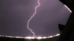 Mexico vs Ecuador match delayed by storm