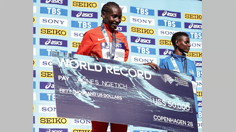 Ngetich sets women-only half marathon world record in Copenhagen
