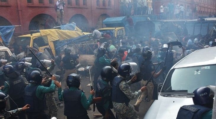 3 cases filed over clashes following Chinmoy’s arrest in Ctg