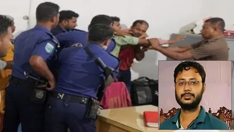 Jamaat leader arrested in case over assault on OC, police at station