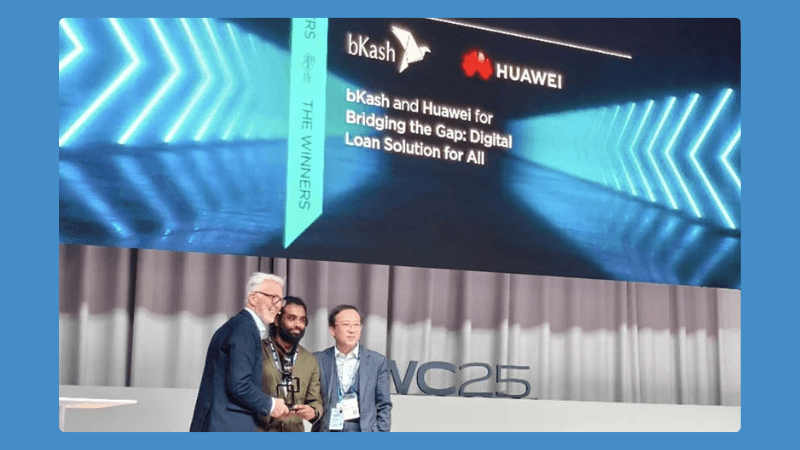 bKash and Huawei win 'Best Fintech Innovation' award