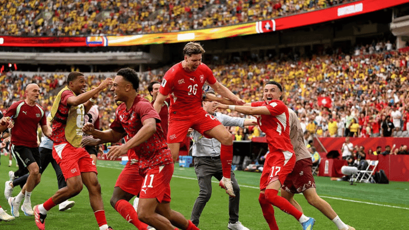 Swiss Ice in Vancouver: Switzerland outlast Colombia on penalties to secure quarter-final ticket