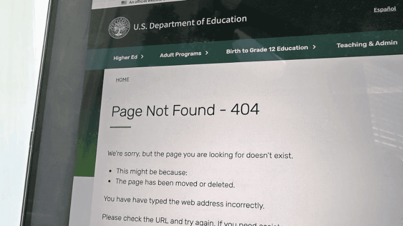 Hundreds of US government websites go offline
