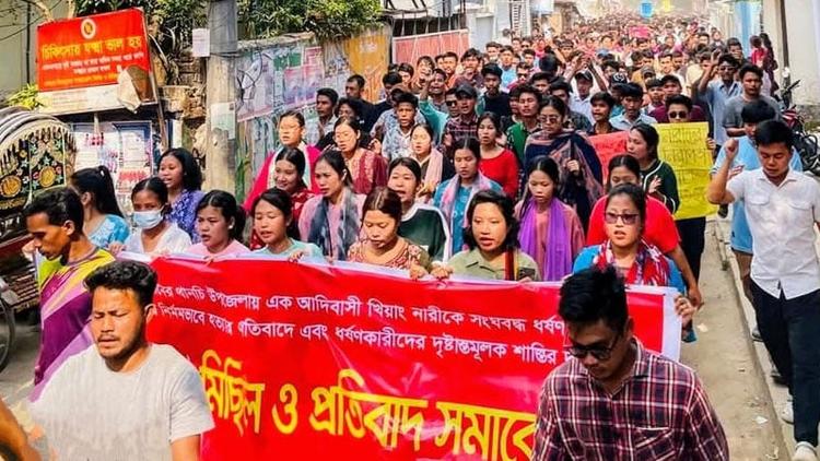 Protest erupts in Bandarban over 'gang-rape and murder' of Khiyang woman