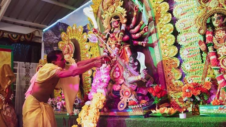 Four-layer security for Durga Puja