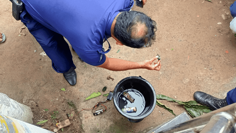 Two time bomb explosions in Meherpur