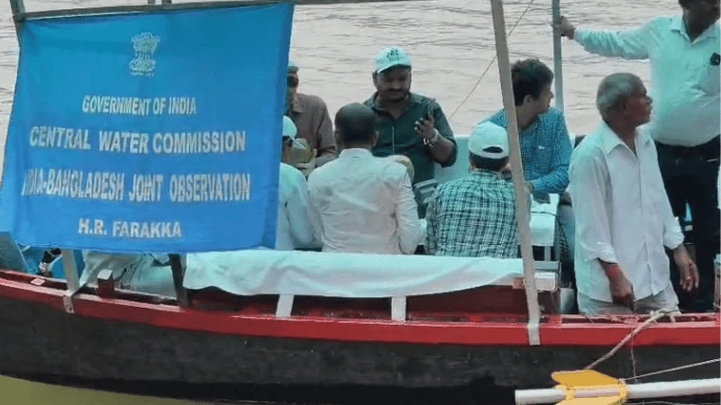 Joint river panel inspects Ganges flow at Farakka Barrage ahead of water talks