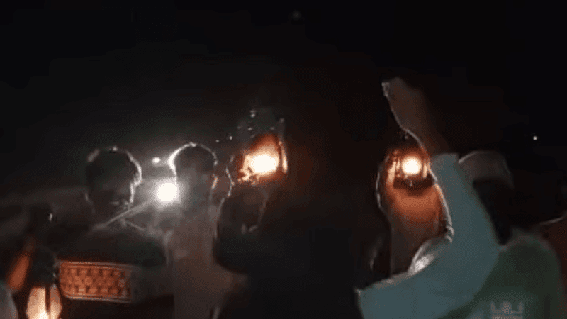 Jubo League holds torch, lantern march in Netrokona despite ban, video goes viral