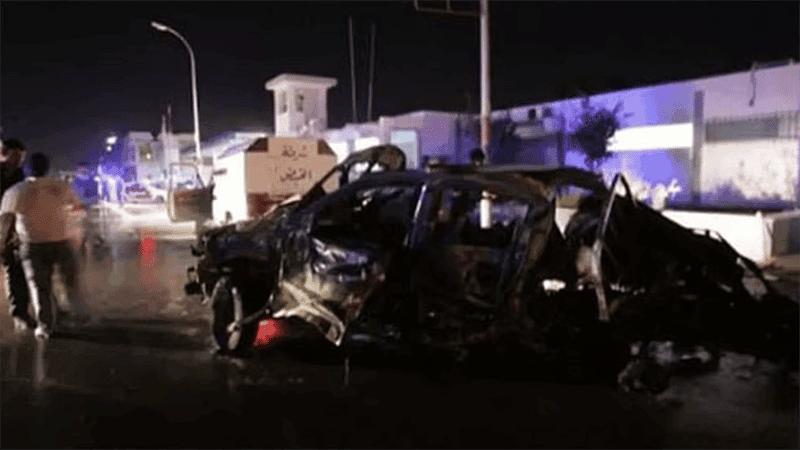 Libya's military intelligence chief killed in car bomb blast