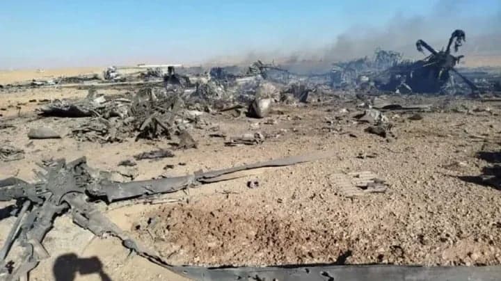 Iran claims destruction of two US aircraft, two helicopters
