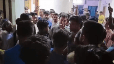 NCP leader threatens to 'take away bricks of police station' standing before OC's room