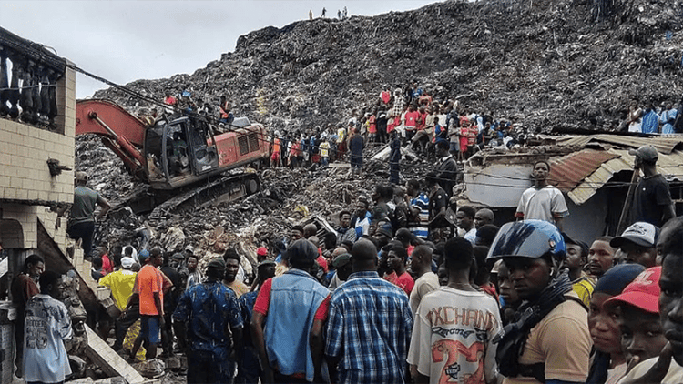 30 killed as massive garbage heap collapses in Guinea capital